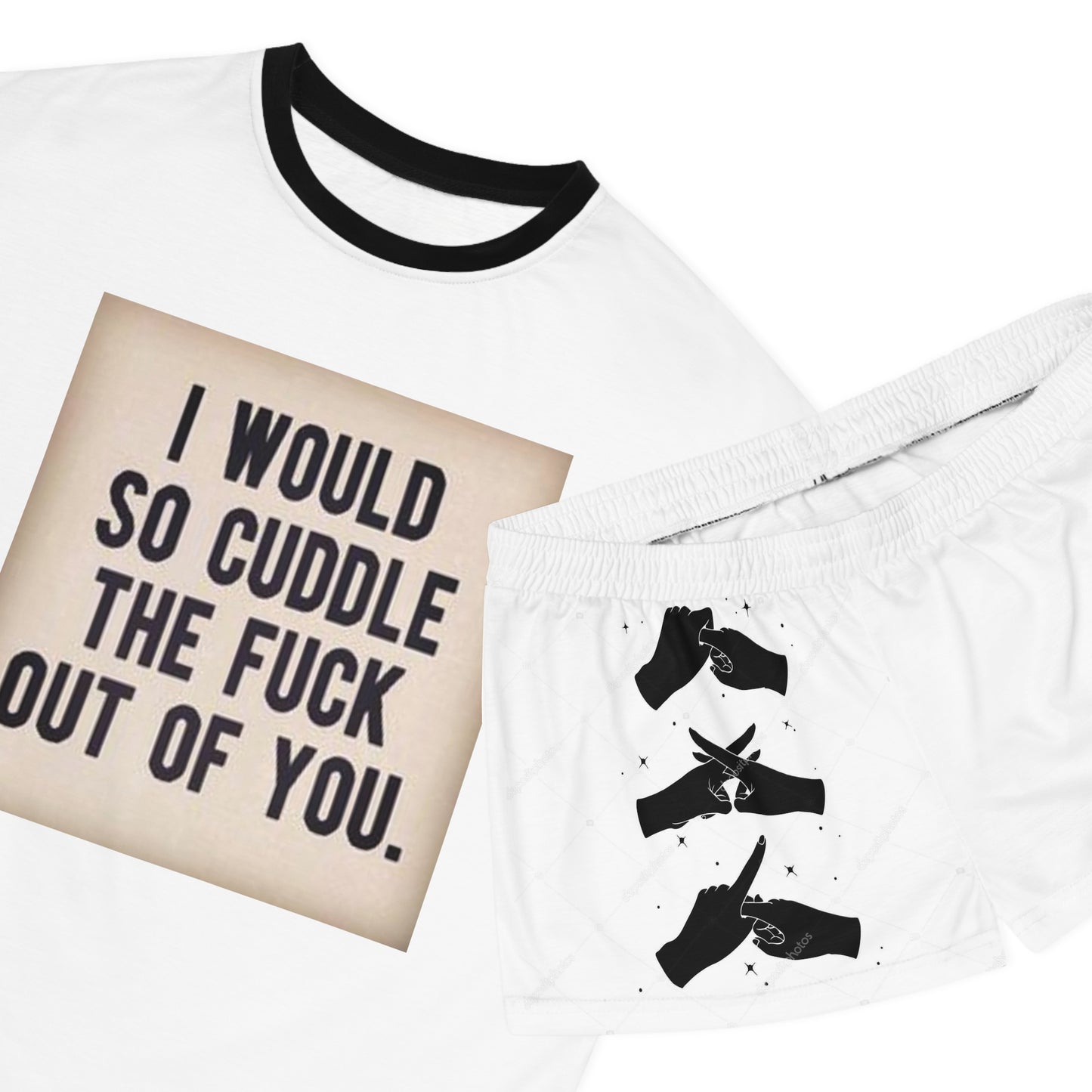 Women's Short Pajama Set (AOP)